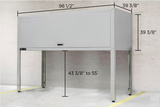 Built to last. - The Parking Locker by Garage Living