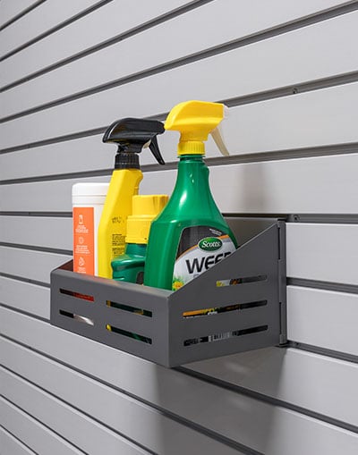 LINEA Medium Metal Floating Tray by Garage Living