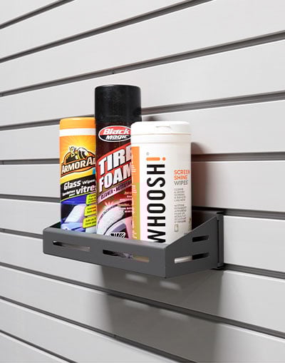 LINEA Small Metal Floating Tray by Garage Living