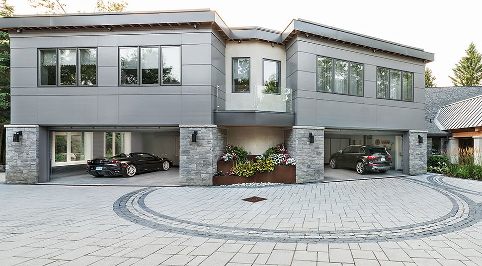 His and her garage - House of Bryan.