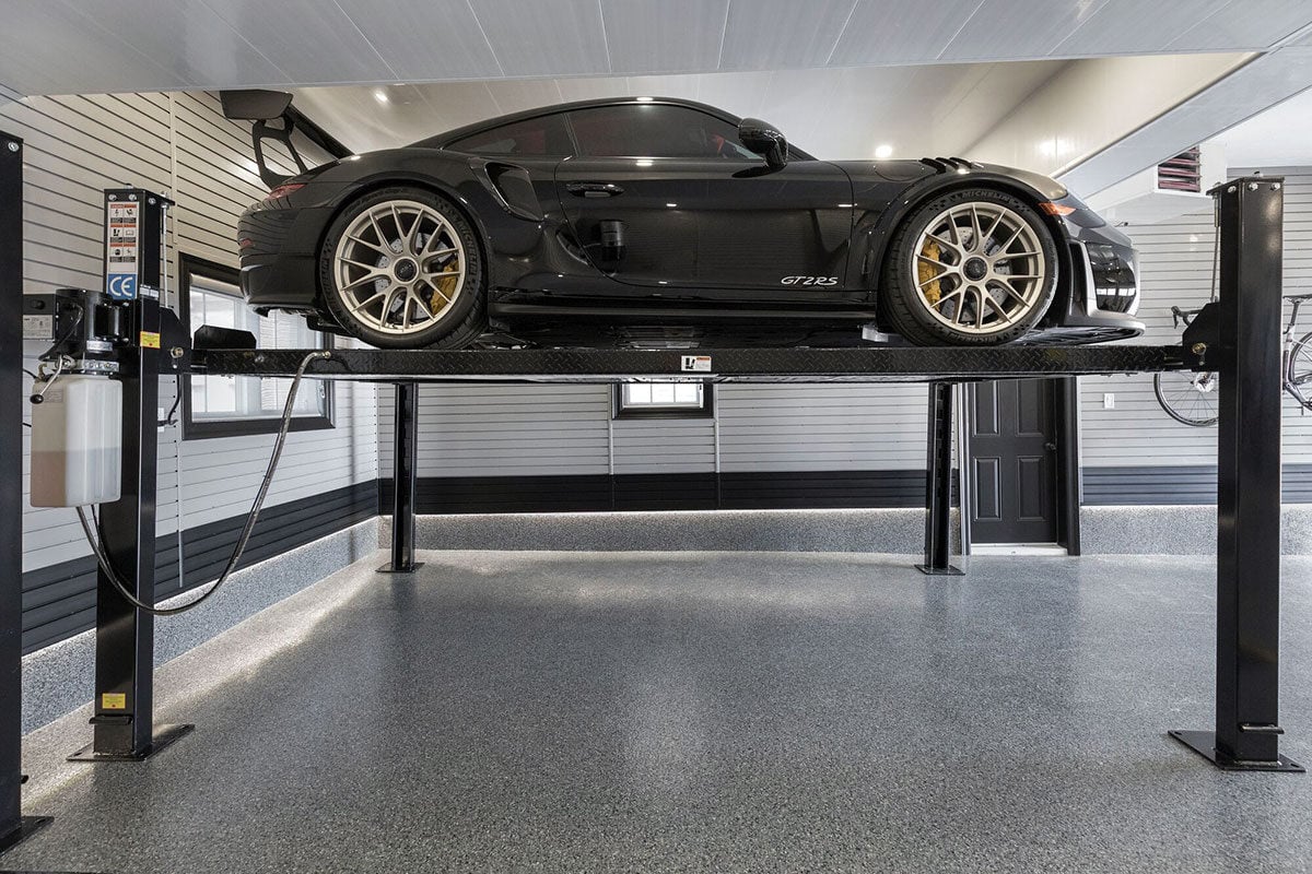 Car lifts - Stack one car above another - Garage Living