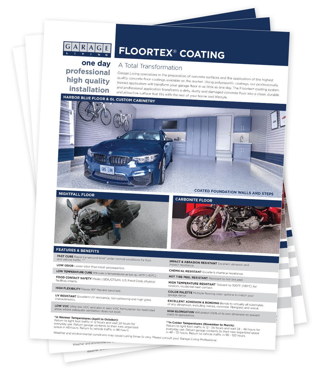 Floortex floor coating Brochure by Garage Living