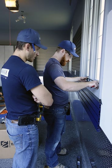 Garage-Living-installation-process-attention-to-detail-garage-makeover