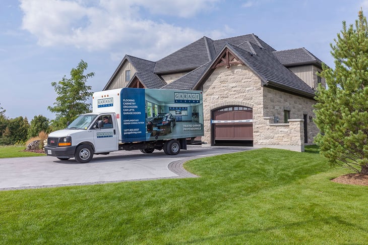 The garage is a much more secure spot for package drop-offs compared to the front door.