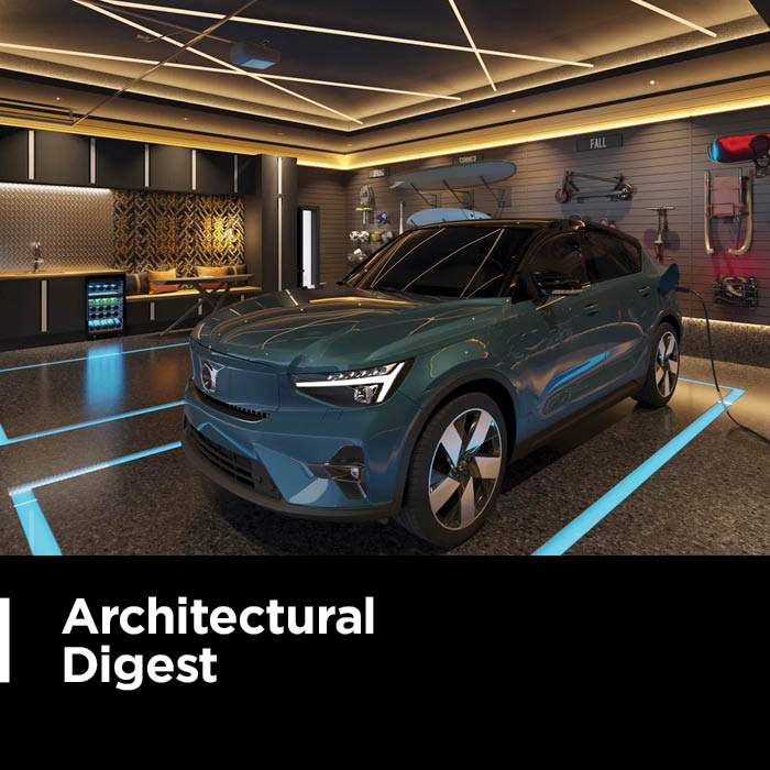 Garage Living - featured press Architectural Digest