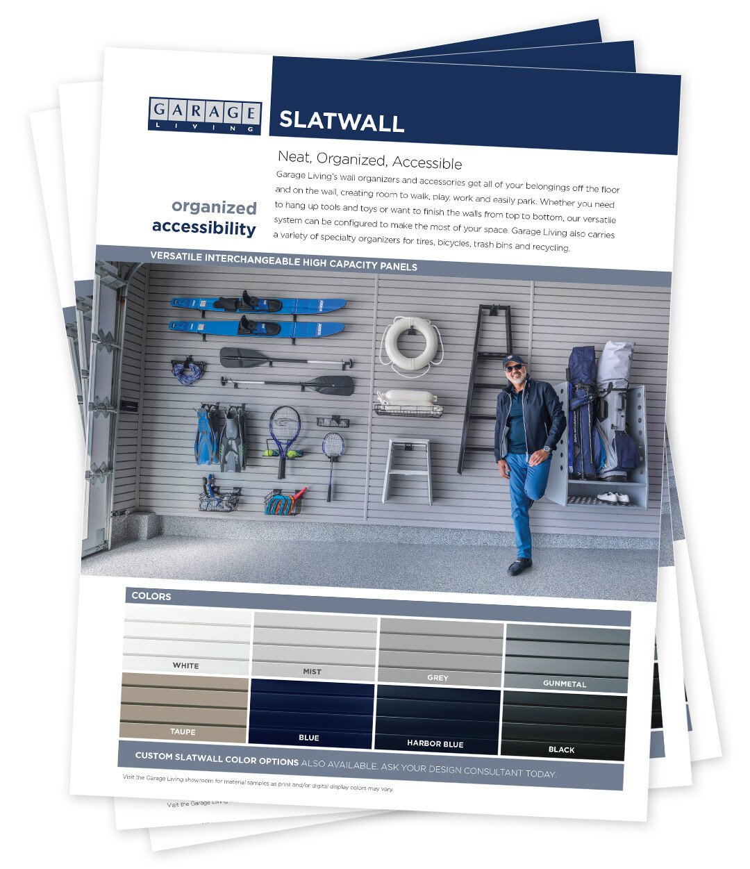 Slatwall Panels Brochure by Garage Living