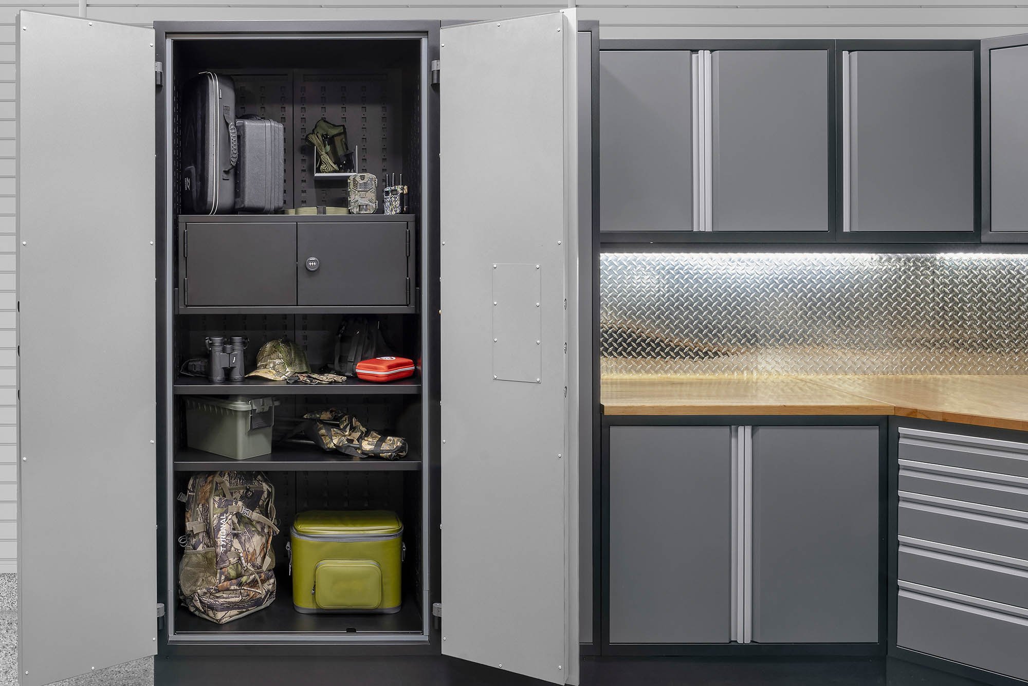 The Vault | Secure Custom Steel Storage Solutions | Garage Living