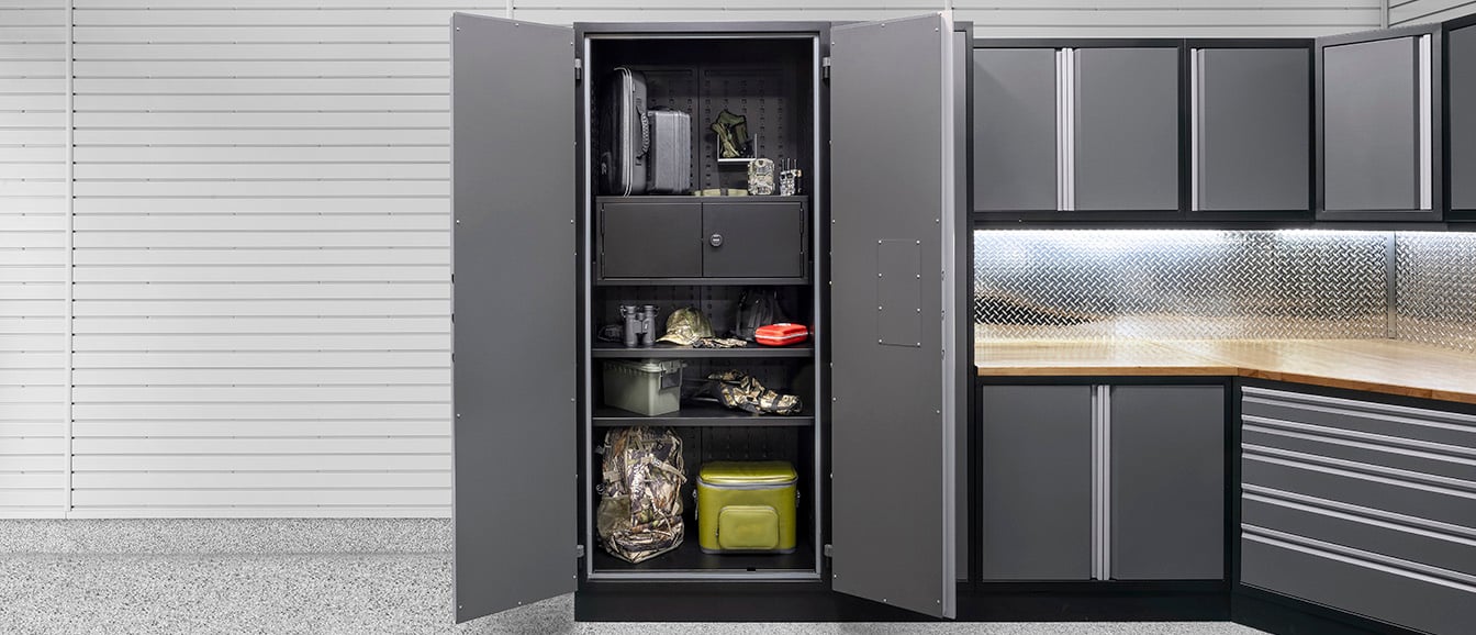 The Vault | Secure Custom Steel Storage Solutions | Garage Living