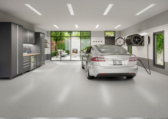 Volvo Recharge makeover after - Garage Living