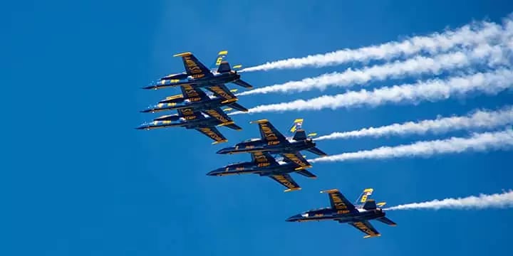 Patriot Designer Series Inspiration - blue angels flying formation - Garage Living