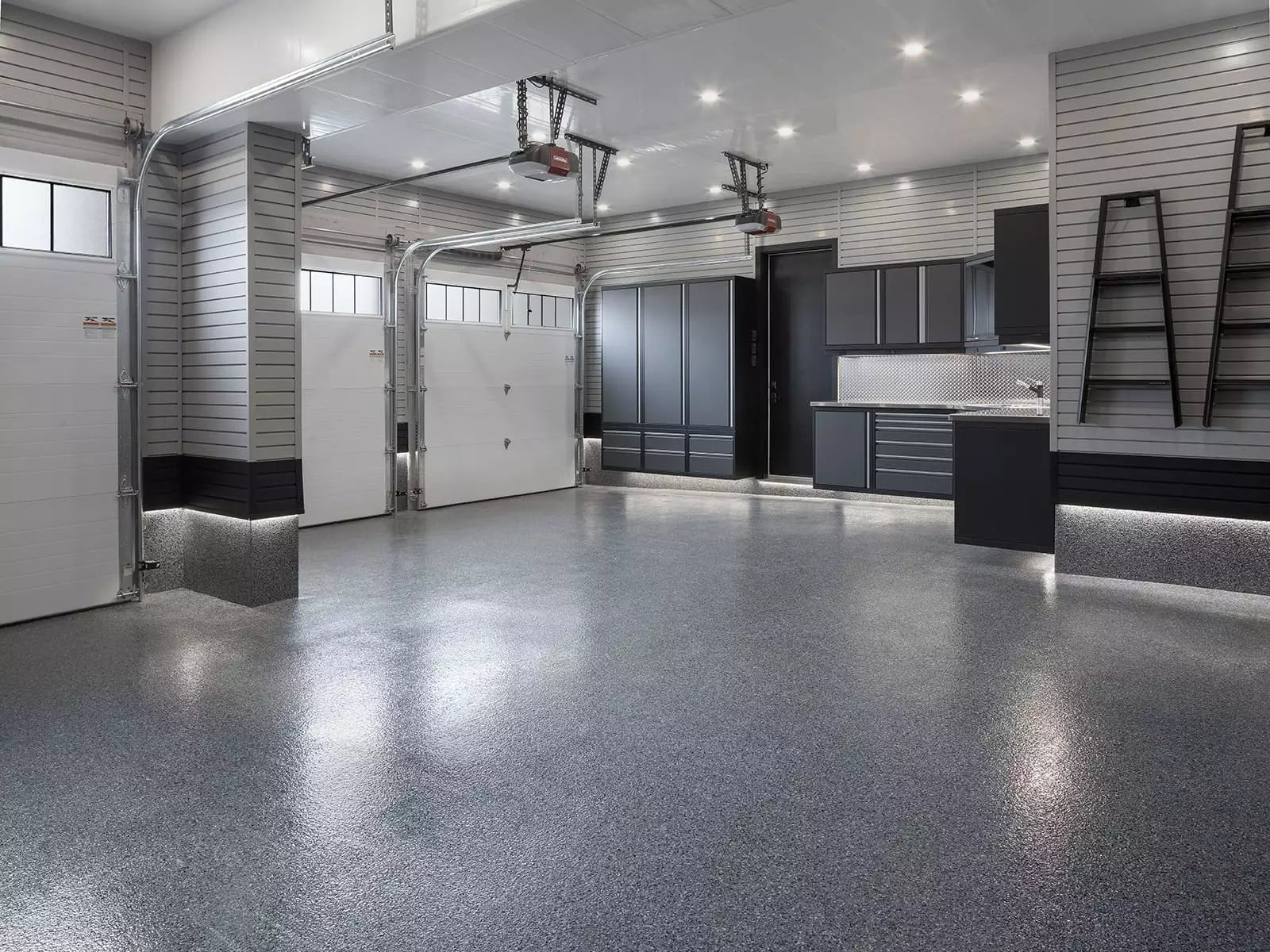 double car lift - garage living