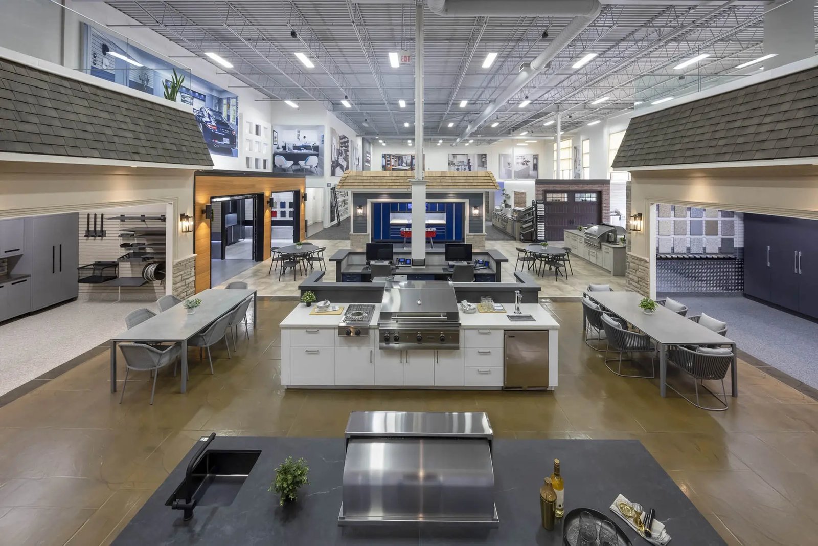 Garage Living Toronto Showroom with car lift