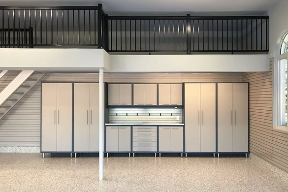 Organized and space efficient garage makeover Garage Living