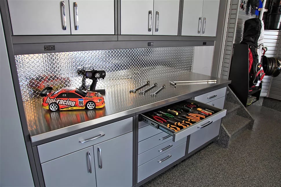 Cabinetry Custom Steel by Garage Living 