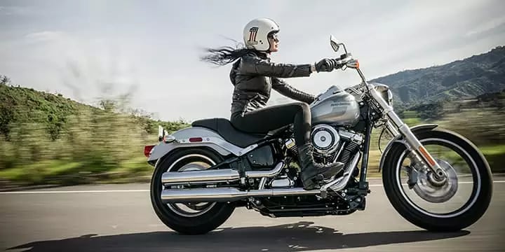 Patriot Designer Series Inspiration - woman in harley - Garage Living